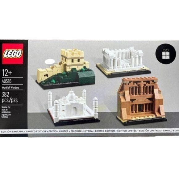 Lego 40585 Architecture World of Wonders Limited Ed 382 Pcs Taj Mahal Great Wall